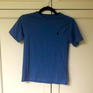 Boys Polo by Ralph Lauren Periwinkle T-Shirt (size S/8)